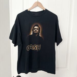 Vintage Johnny Cash T-Shirt 2004 Unisex Size 1X Black